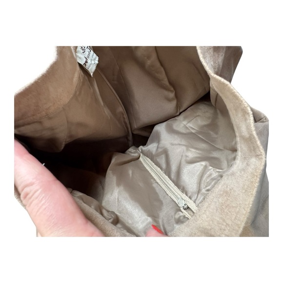 Vintage 80s luxury suede straight pant size‎ 22 by spartan travel New York - Picture 10 of 10